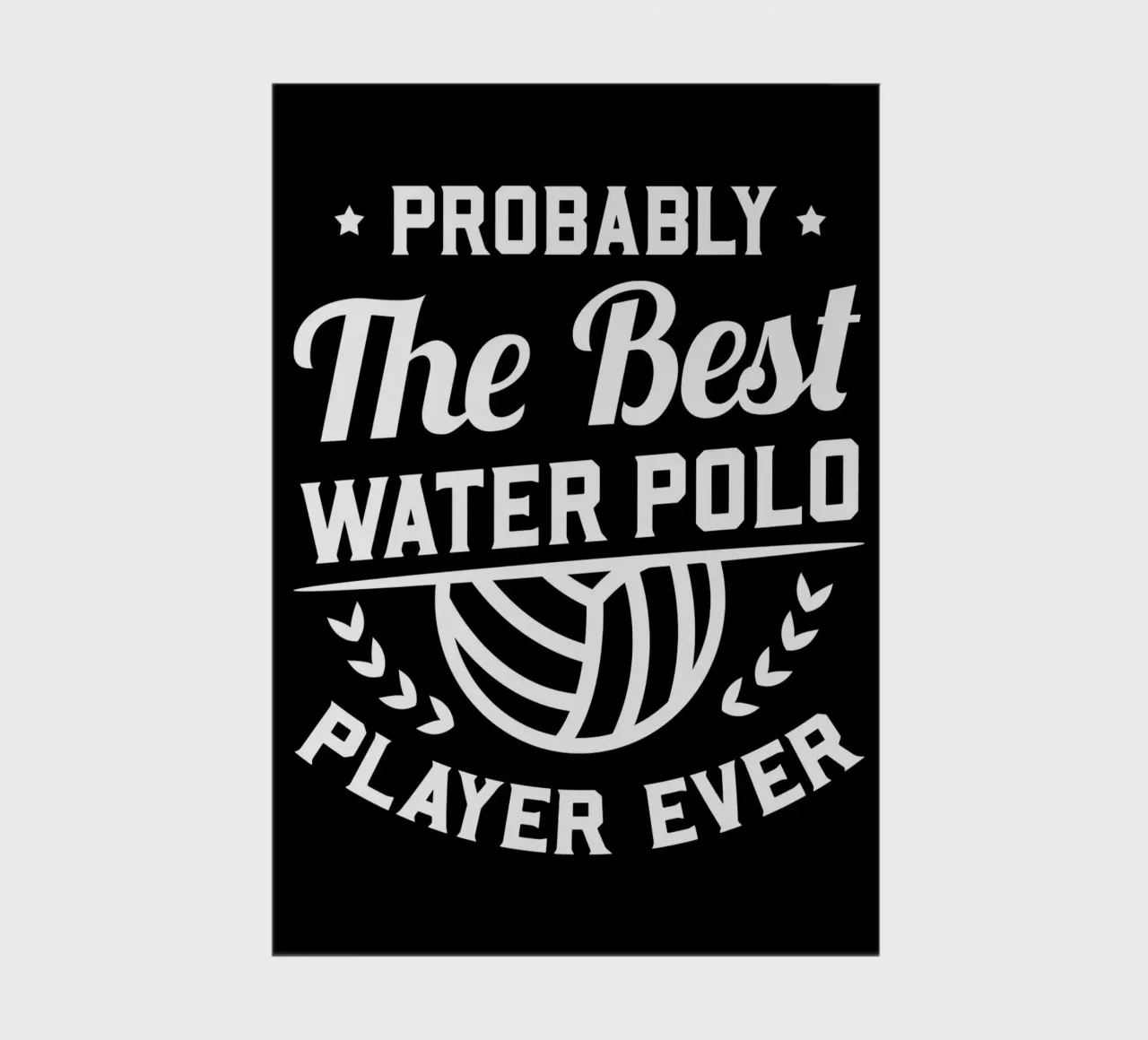 Water Polo Male Throw notebook by Stylianos