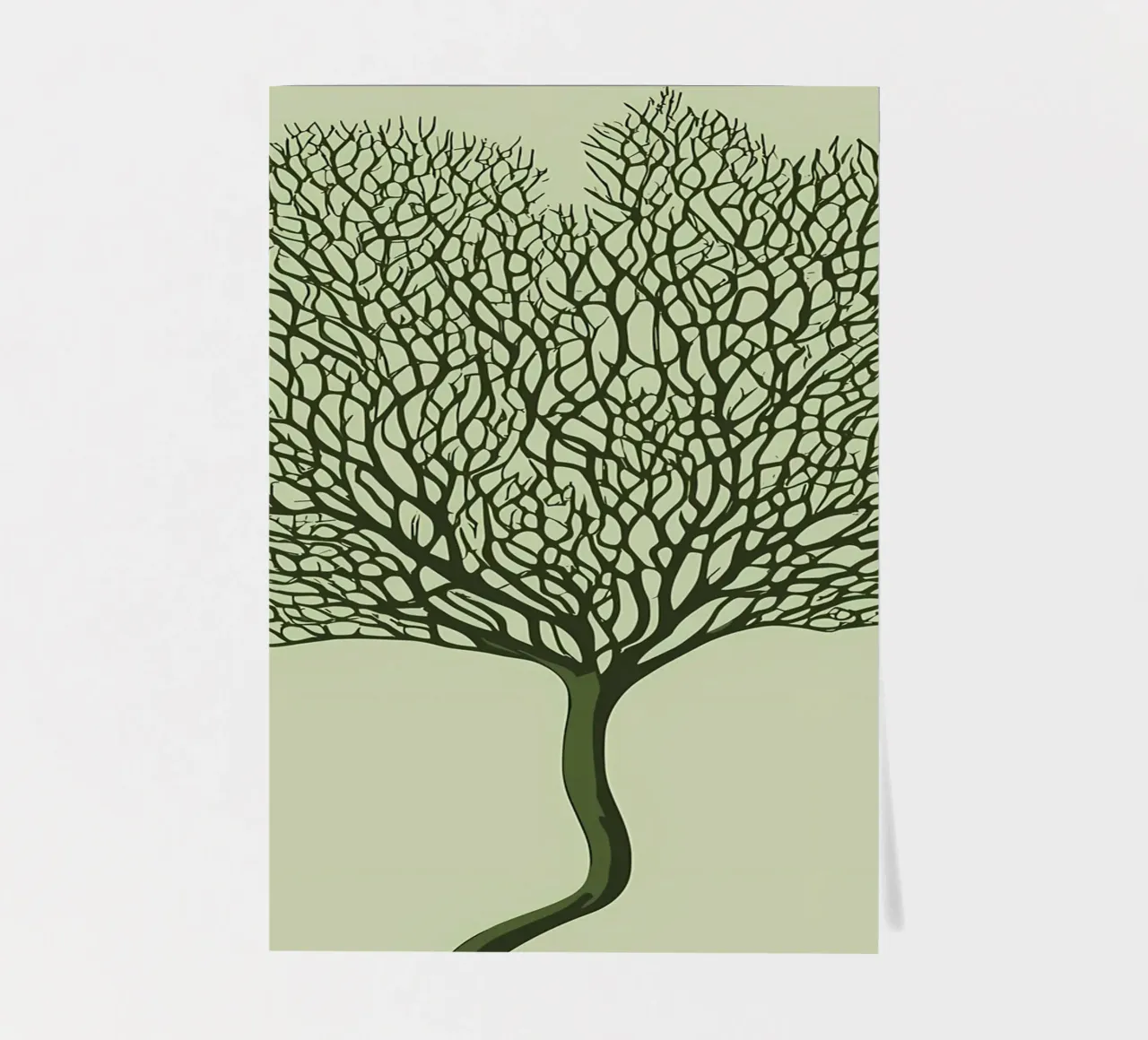 Illustrazione di immersioni subacquee foglio adesivo da Eames