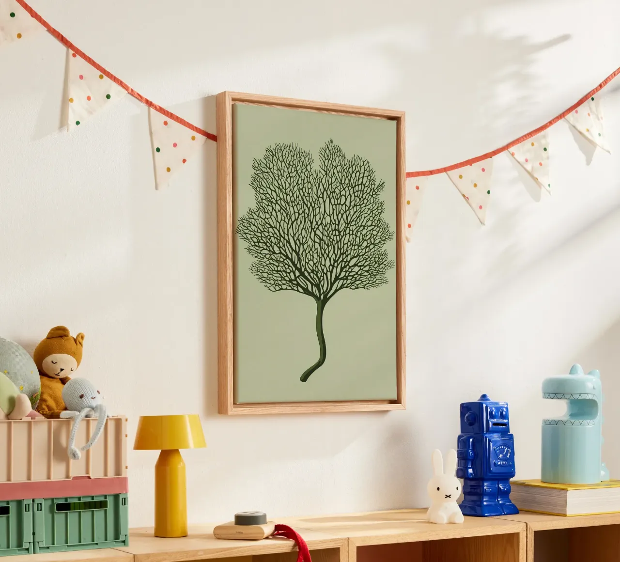 Illustrazione di immersioni subacquee tela con Cornice a cassetta da Eames
