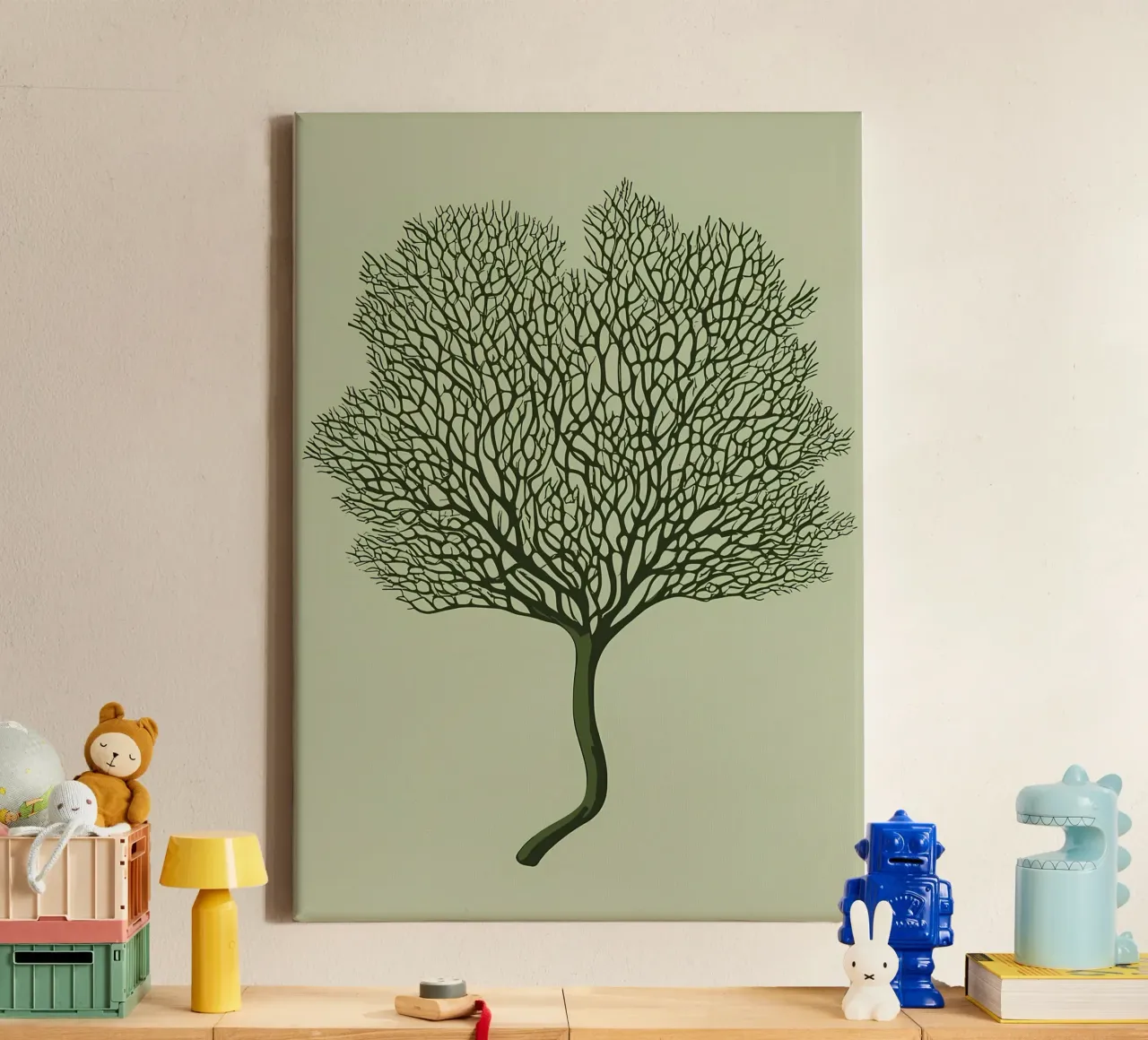 Illustrazione di immersioni subacquee tela con Cornice a cassetta da Eames