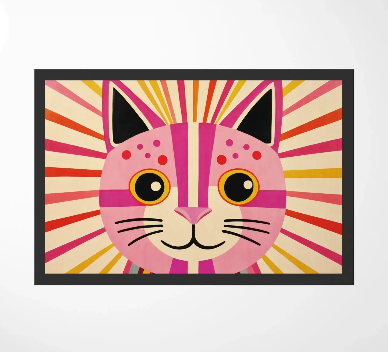 Gatto felice zerbino da Andrea Haase Modern Home