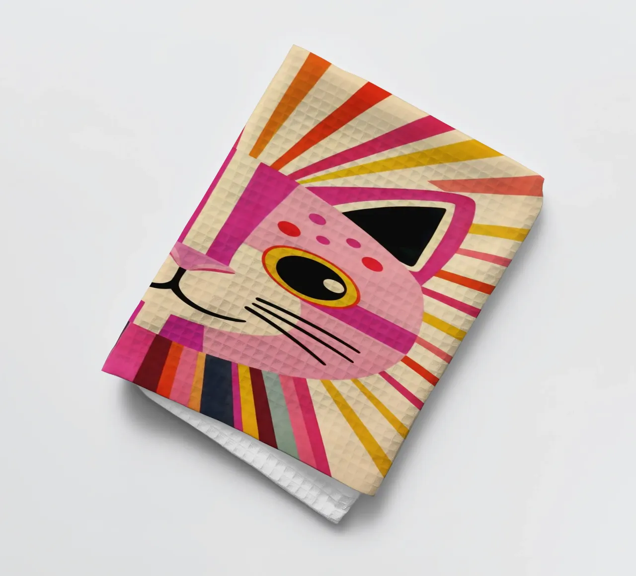 Gatto felice canovaccio da cucina da Andrea Haase Modern Home