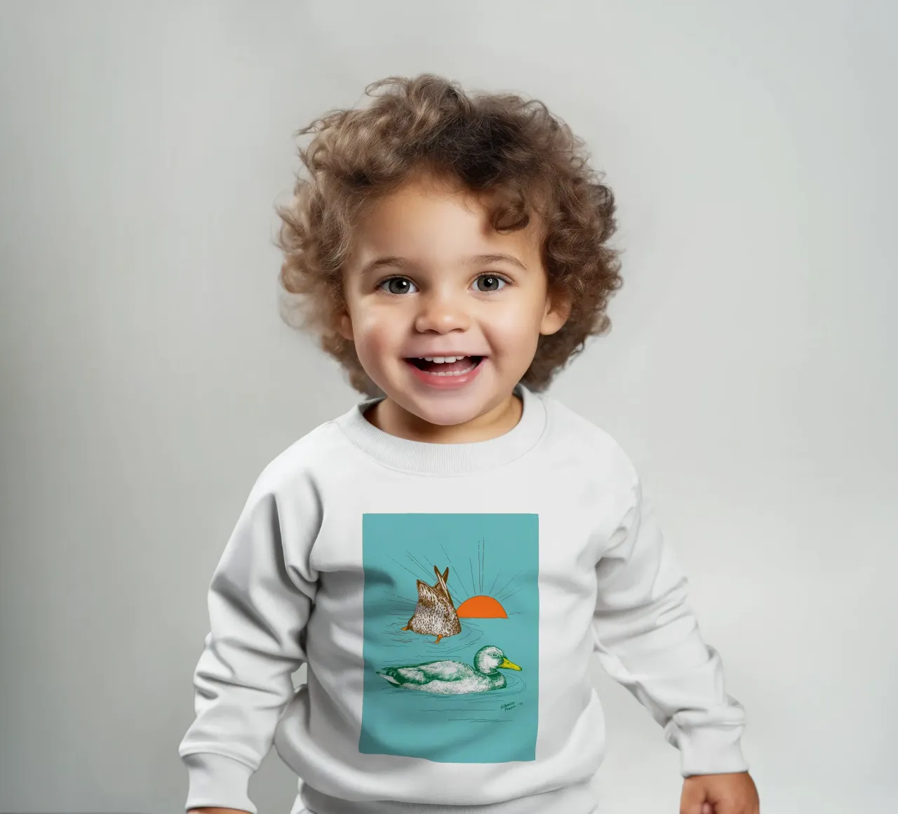 Scoprire le profondità felpa neonato da Eames