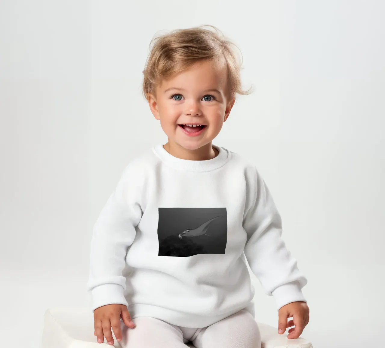 Donna che si tuffa in acqua felpa neonato da Eames