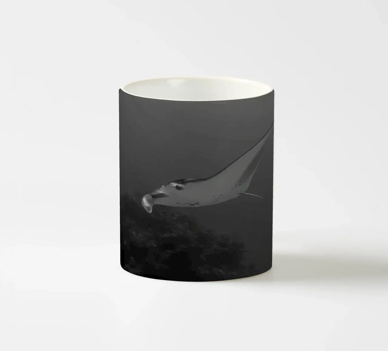 Donna che si tuffa in acqua tazza in ceramica da Eames