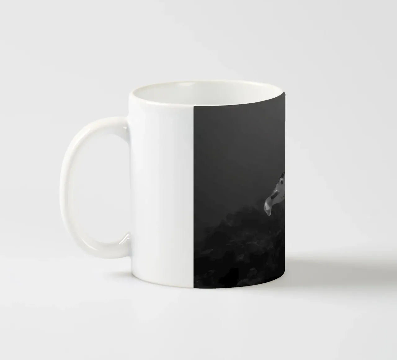 Donna che si tuffa in acqua tazza in ceramica da Eames