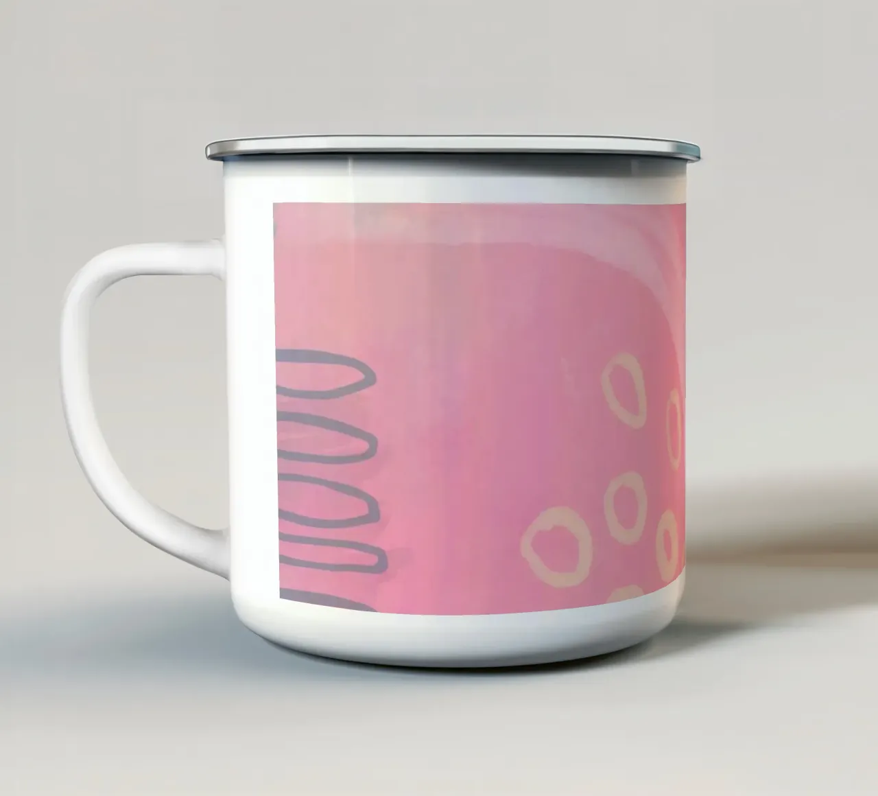 Rosa Boho Vibes Mix stravagante tazza in smalto da Andrea Haase Modern Home