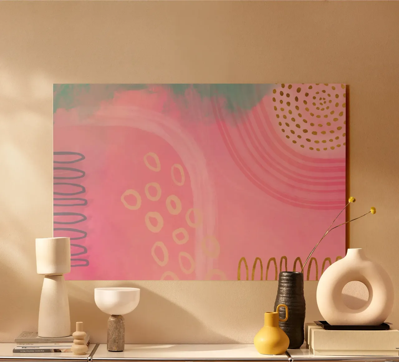Rosa Boho Vibes Mix stravagante plexiglass da Andrea Haase Modern Home