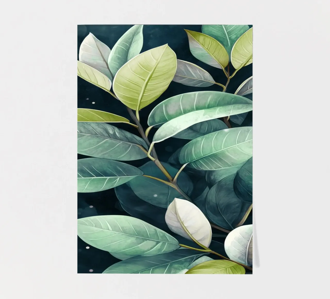Natural plants sticker sheet by Justyna Jaszke JBJart
