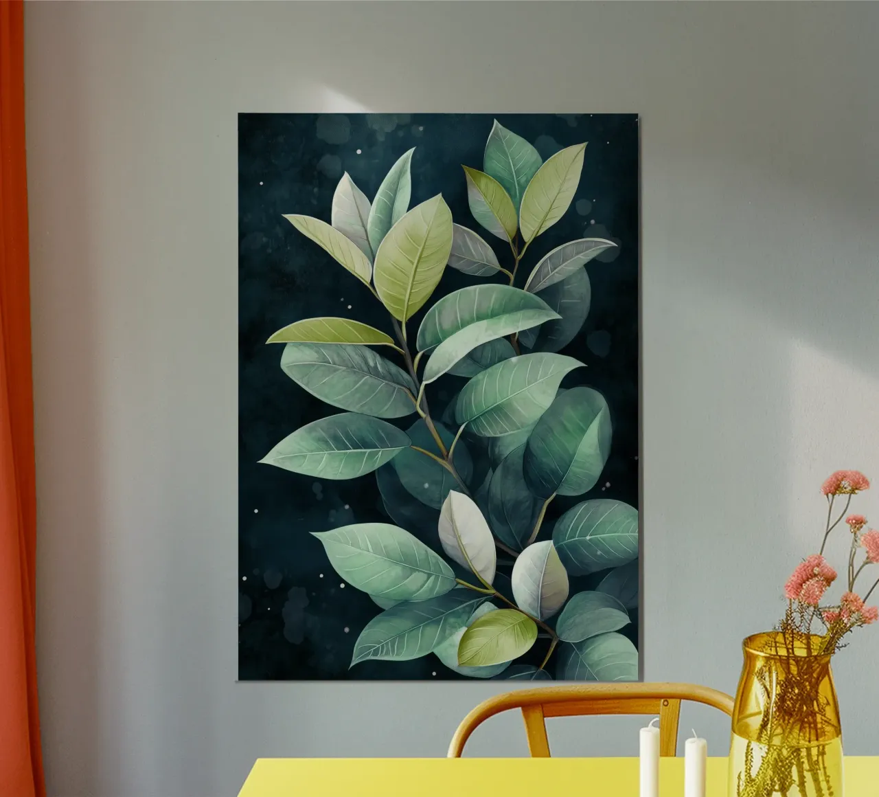 Natural plants poster by Justyna Jaszke JBJart