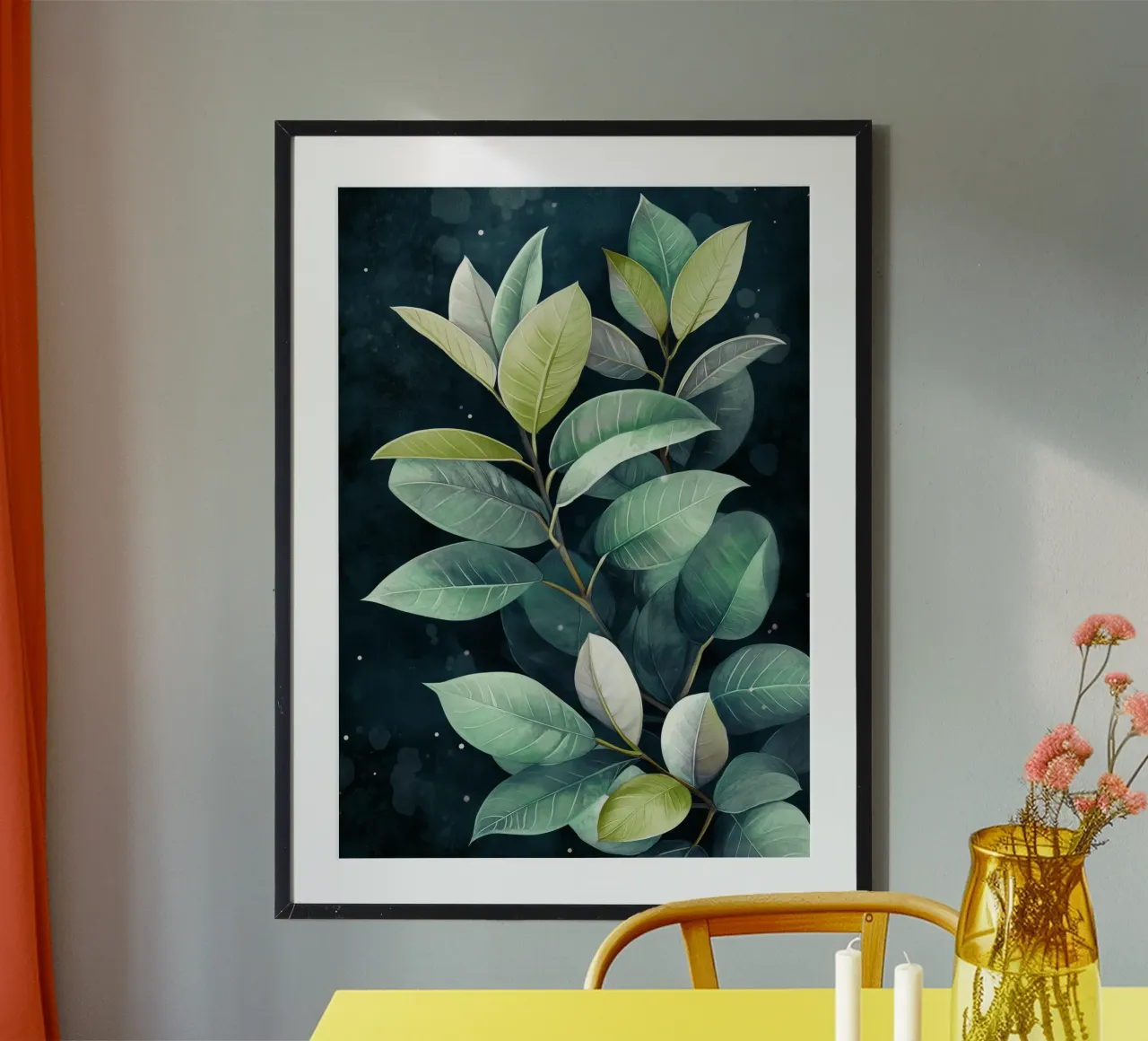 Natural plants poster by Justyna Jaszke JBJart