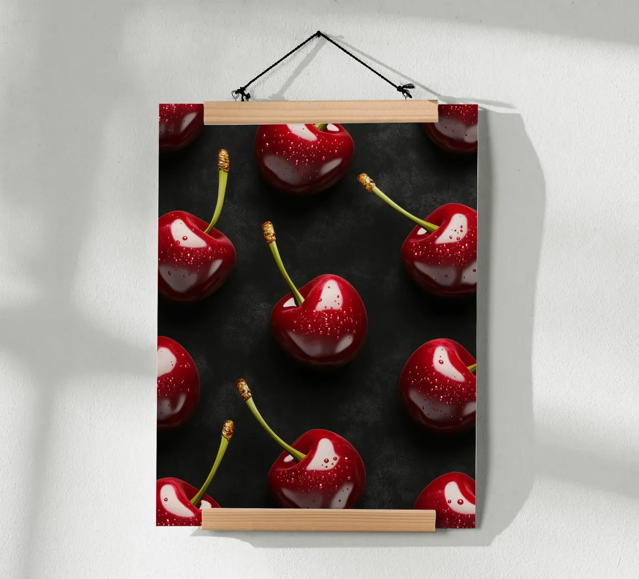 Glänzende Kirschen Poster von Spice & Style