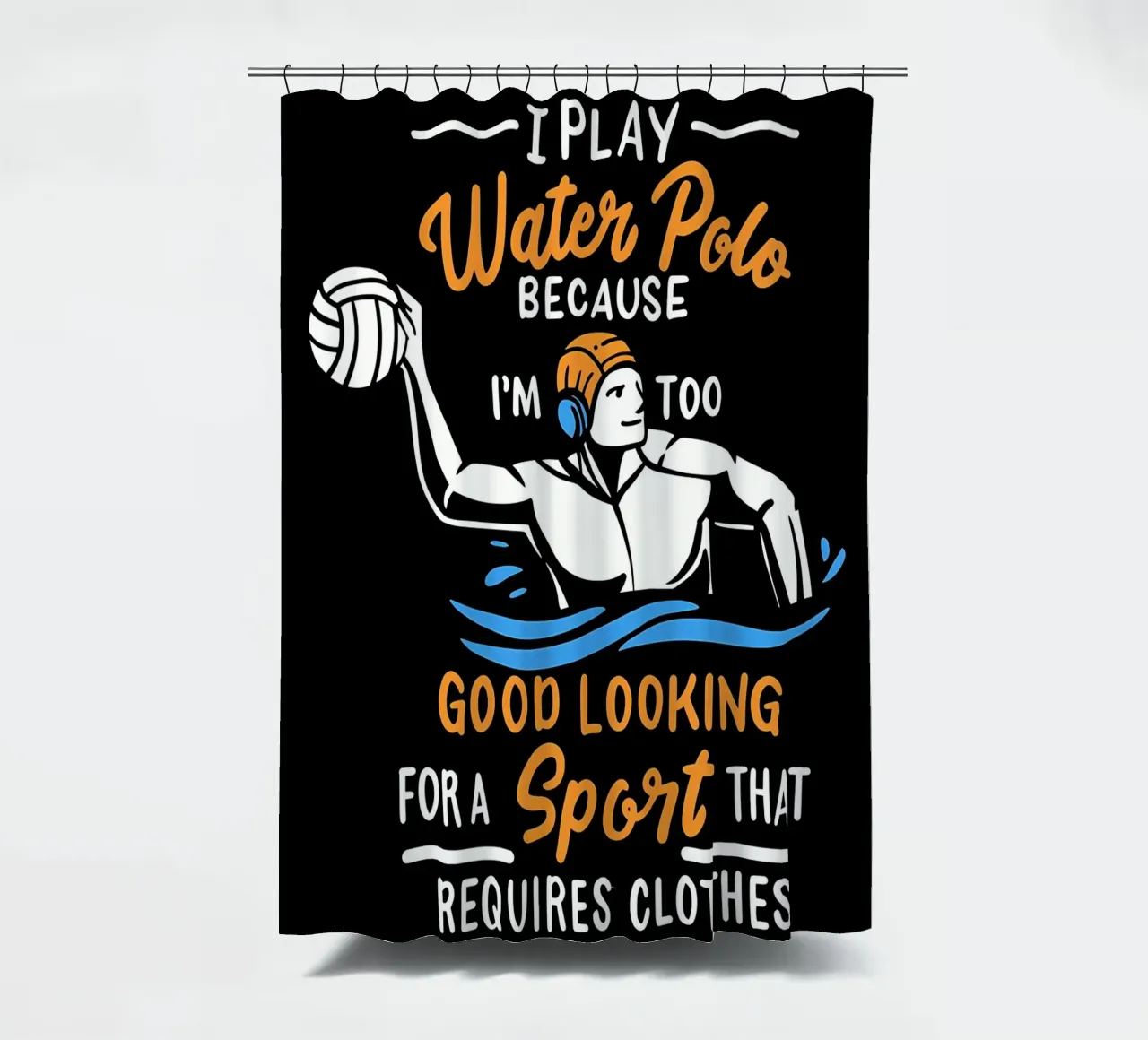 Water Polo Duschvorhang von Stylianos