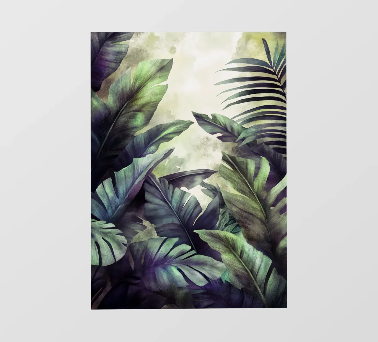 Foglie di banane tropicali telo in pvc da Justyna Jaszke JBJart