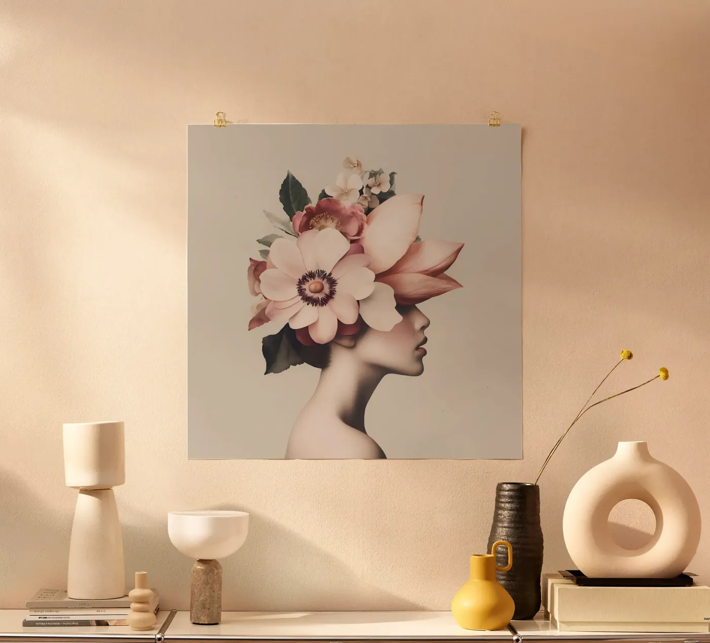 Bellezza floreale poster da Andrea Haase Modern Muses