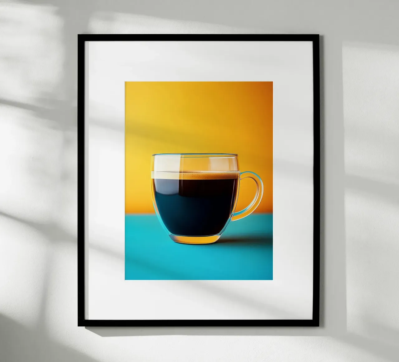 Tasse de café noir poster de Spice & Style