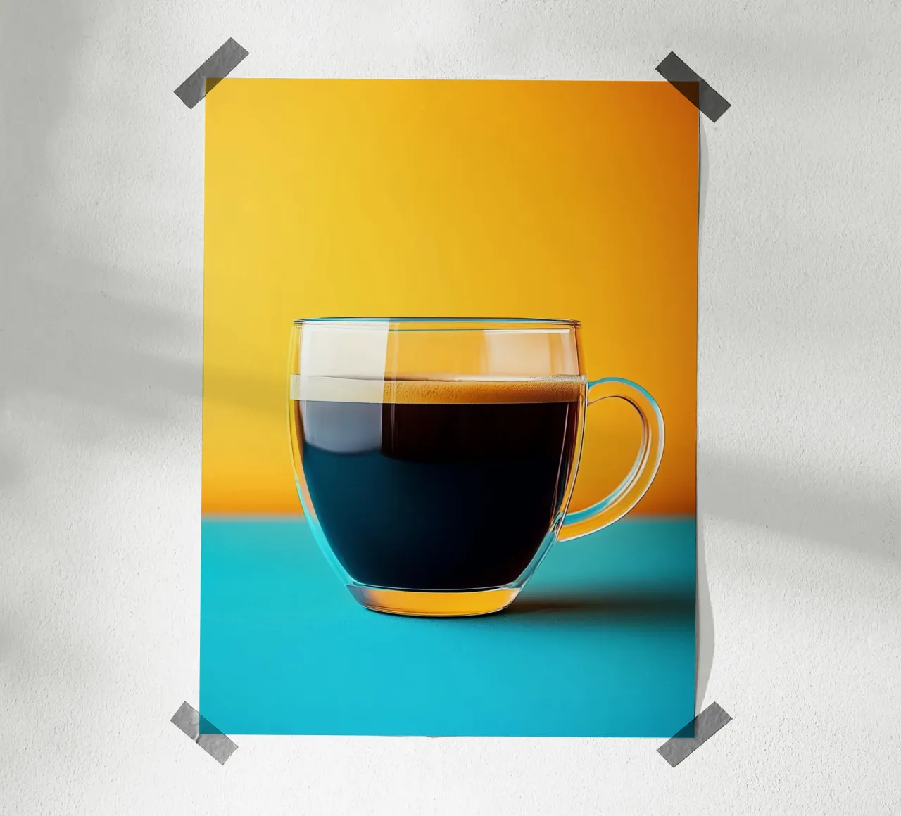 Tasse de café noir poster de Spice & Style