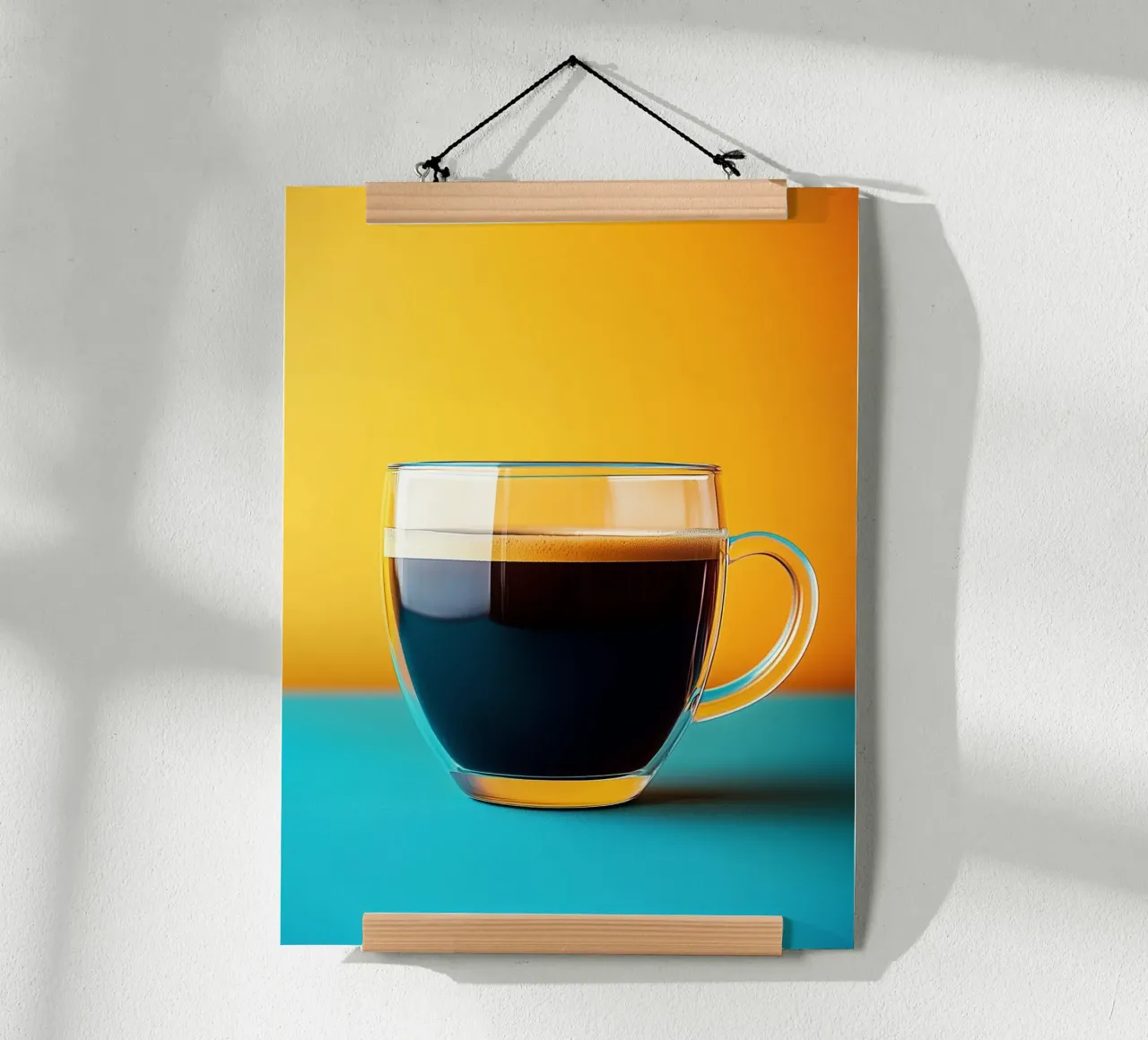 Tasse de café noir poster de Spice & Style