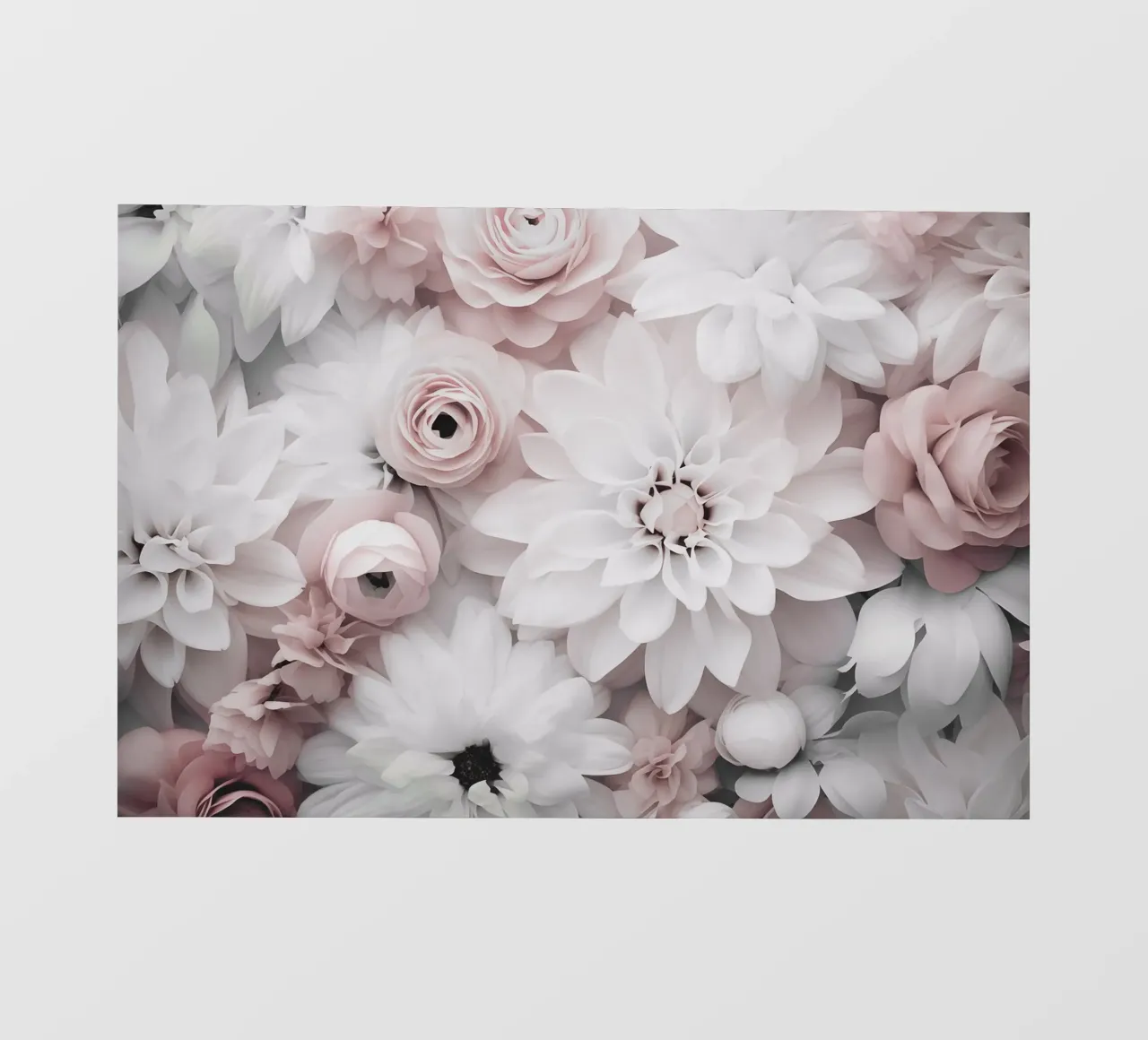 Cascata di fiori Bellezza floreale pastello telo in pvc da Andrea Haase Floral Passion