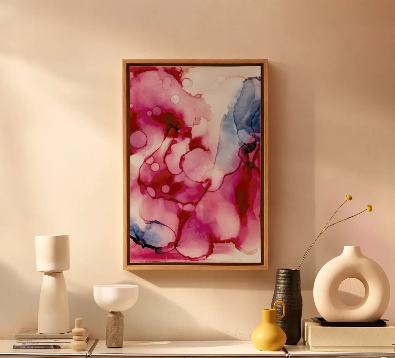 Ink No. 09 tela con Cornice a cassetta da Froilein Juno