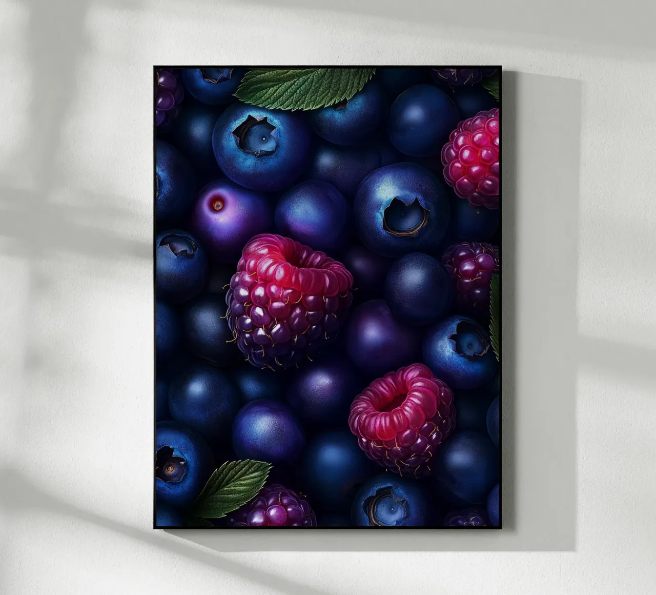 Mirtilli e lamponi plexiglass da Spice & Style