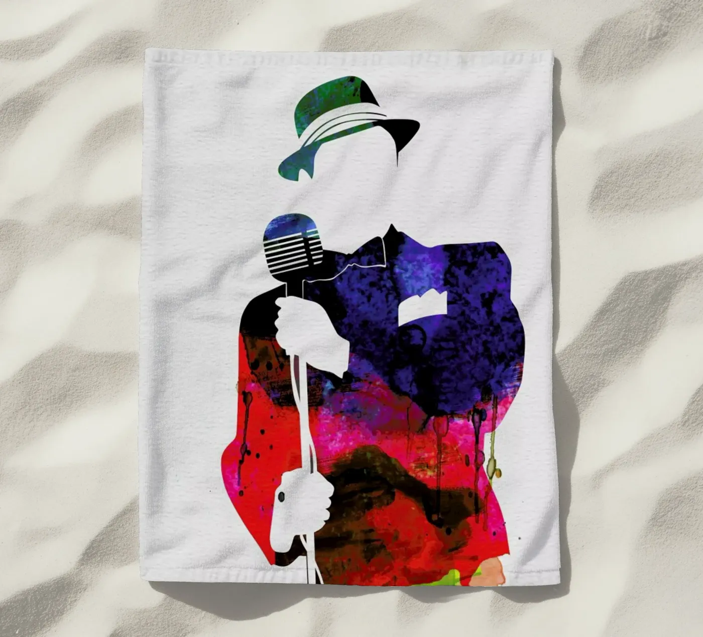 Frank beach towel by Naxart