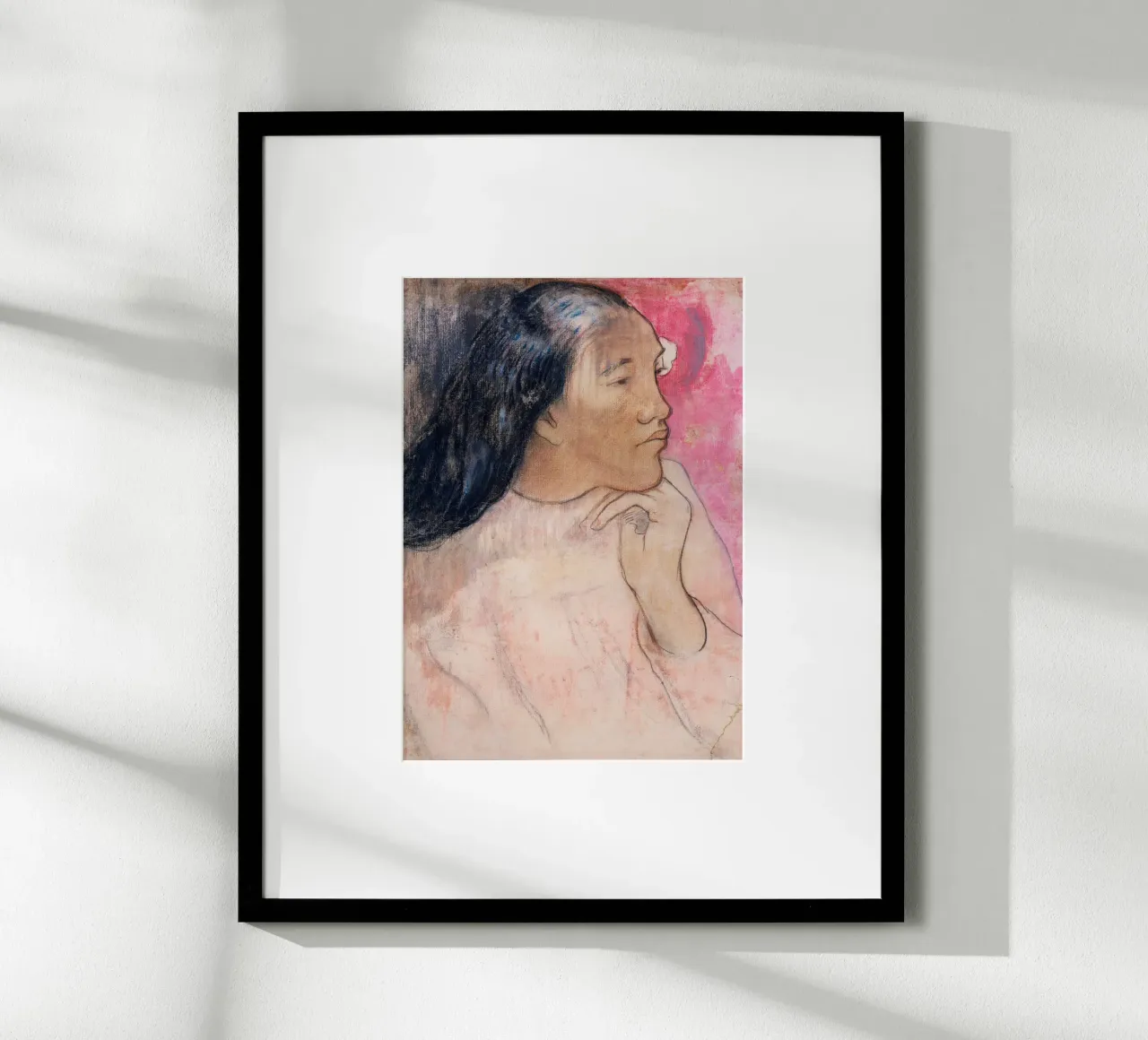Mujer abstracta - Paul Gauguin poster de Second Canvas