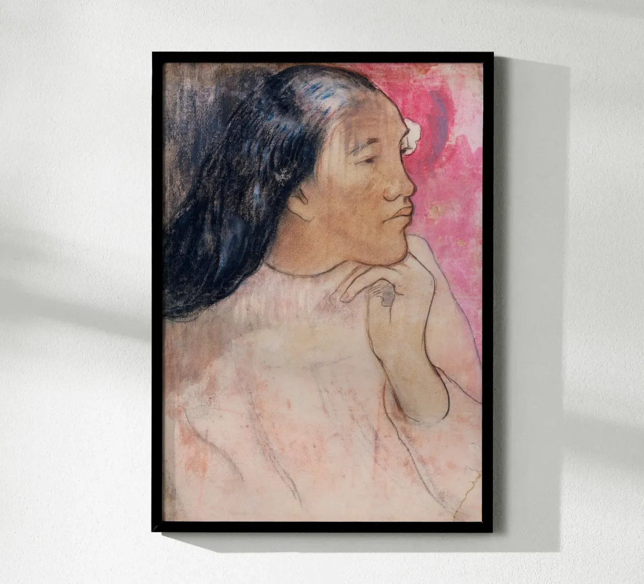 Mujer abstracta - Paul Gauguin poster de Second Canvas