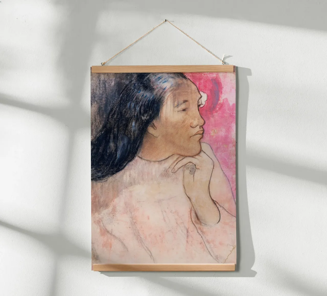 Mujer abstracta - Paul Gauguin poster de Second Canvas