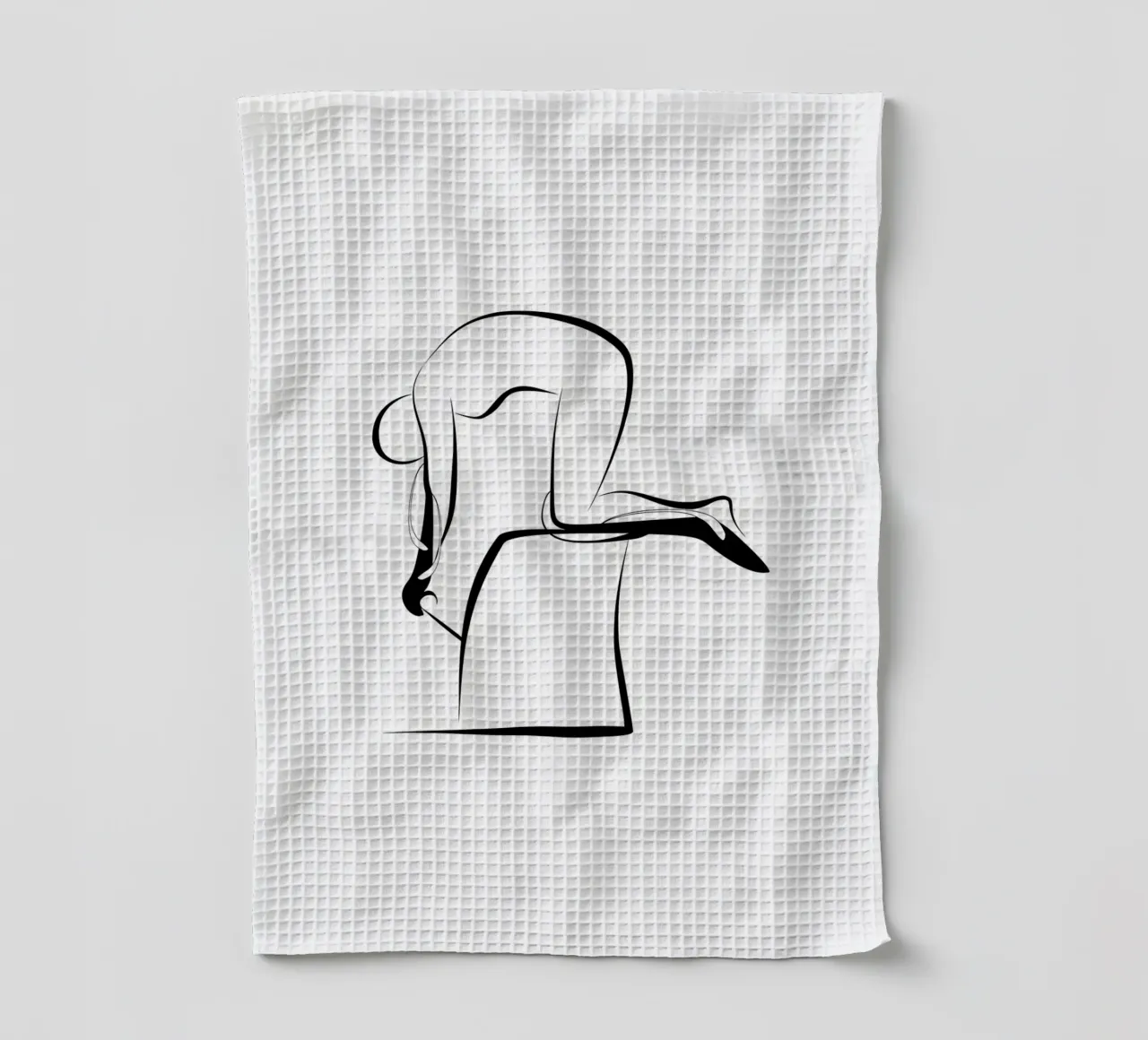 Portrait de poisson en gros plan torchon de Eames