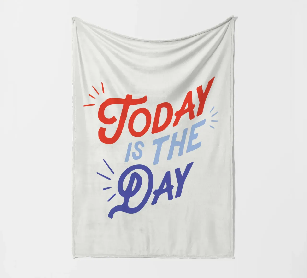 Oggi è il giorno Typografie Design coperta in pile da THE MOTIVATED TYPE