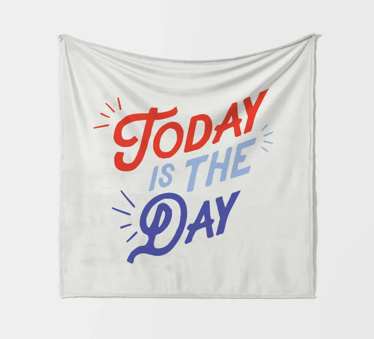 Oggi è il giorno Typografie Design coperta in pile da THE MOTIVATED TYPE