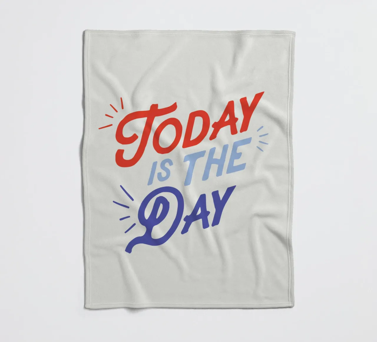 Oggi è il giorno Typografie Design coperta in pile da THE MOTIVATED TYPE