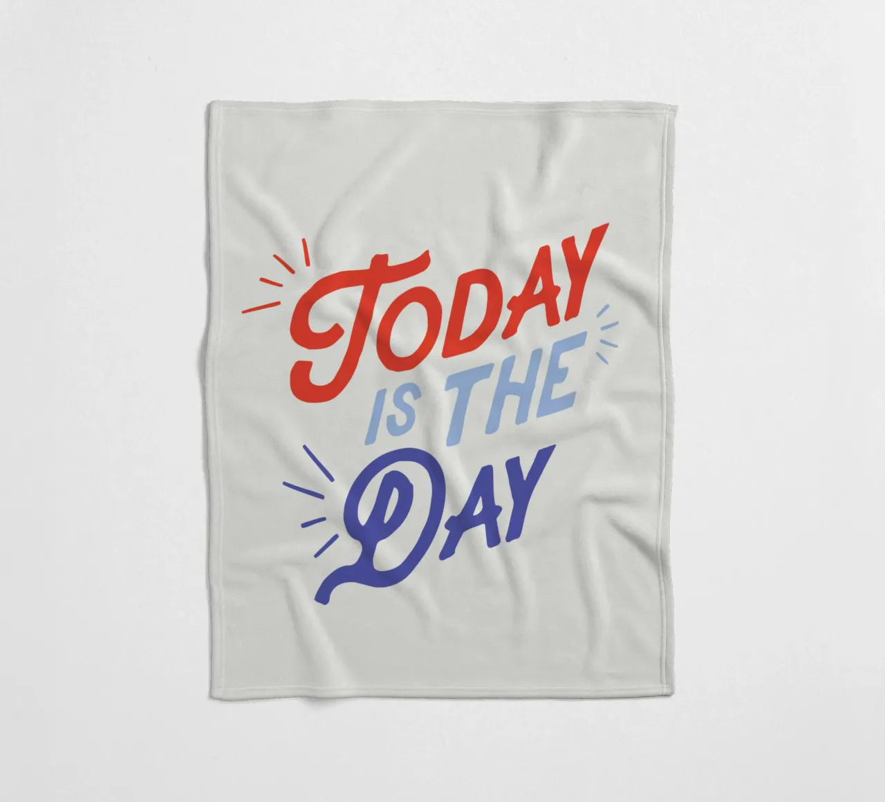 Oggi è il giorno Typografie Design coperta in pile da THE MOTIVATED TYPE