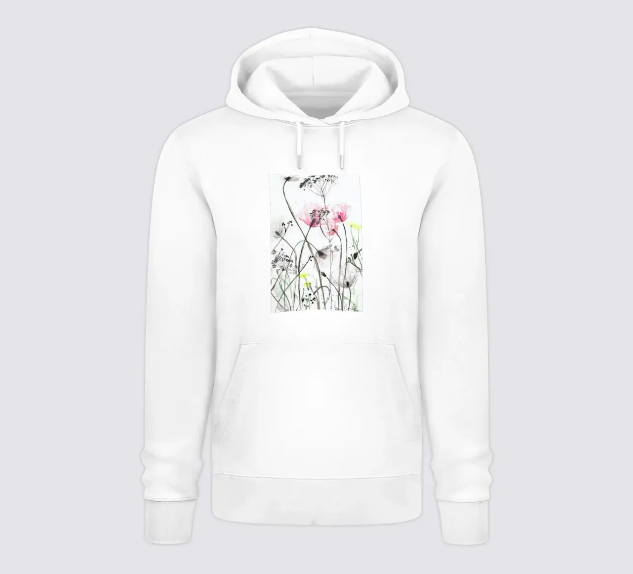 Blumen felpa con cappuccio da Verena Bonath | 21st aesthetics
