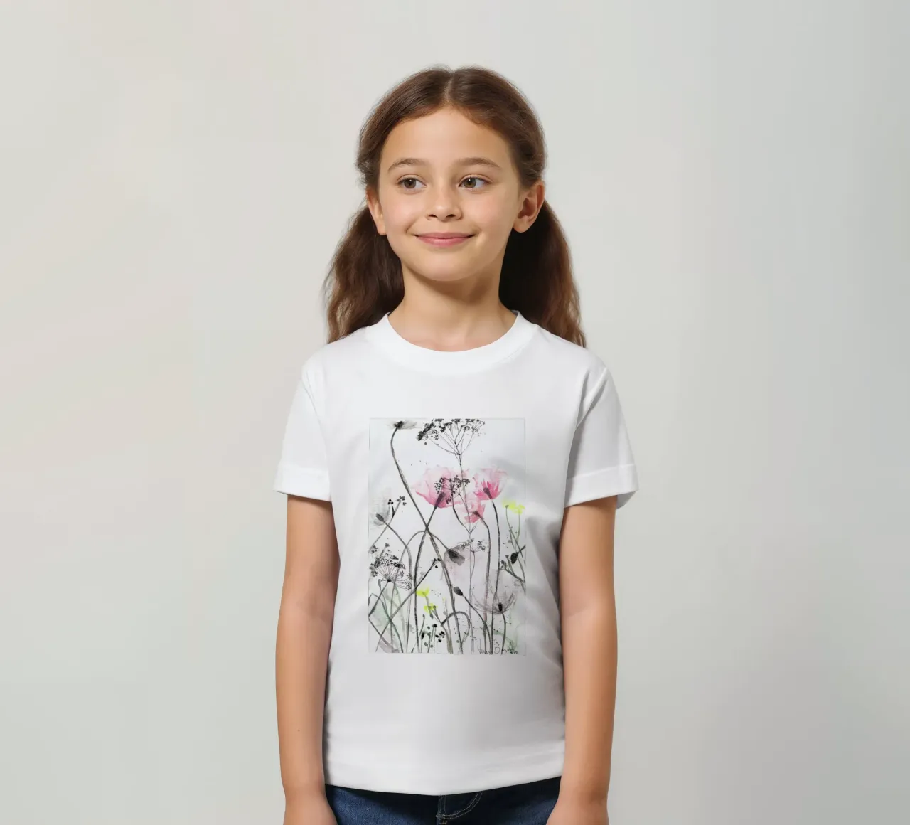 Blumen t-shirt bambini da Verena Bonath | 21st aesthetics