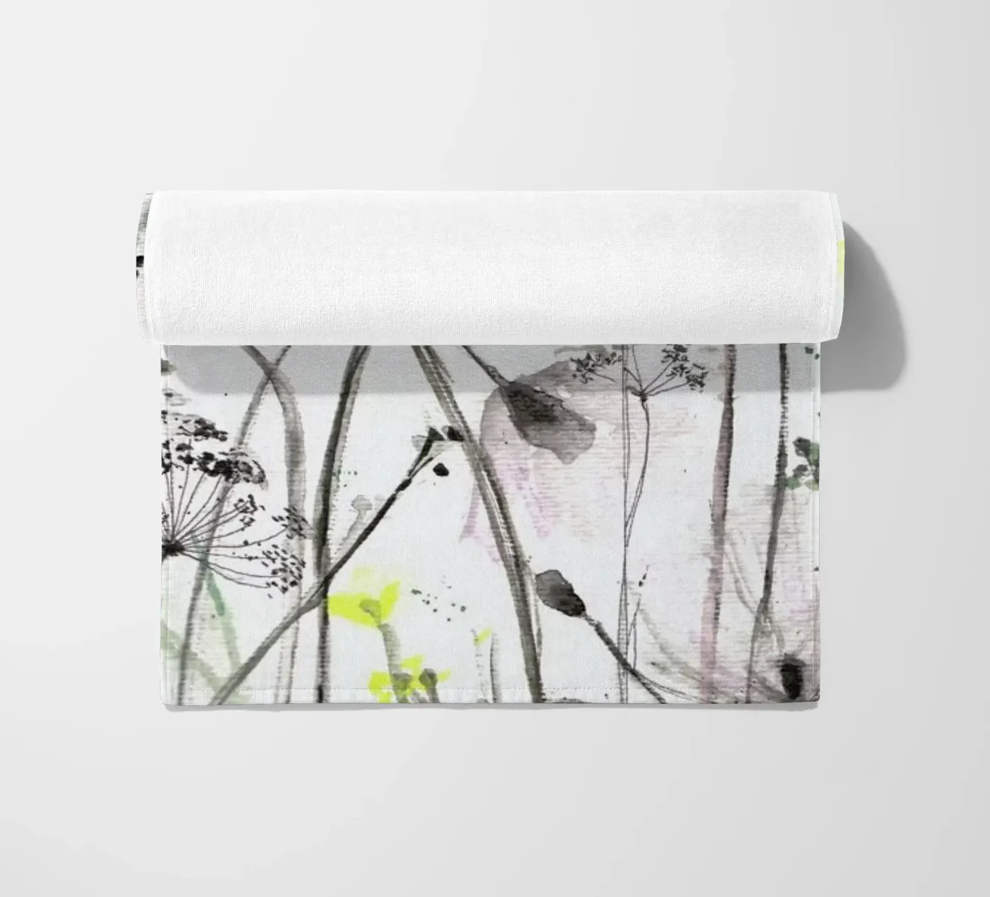 Blumen strandhanddoek van Verena Bonath | 21st aesthetics