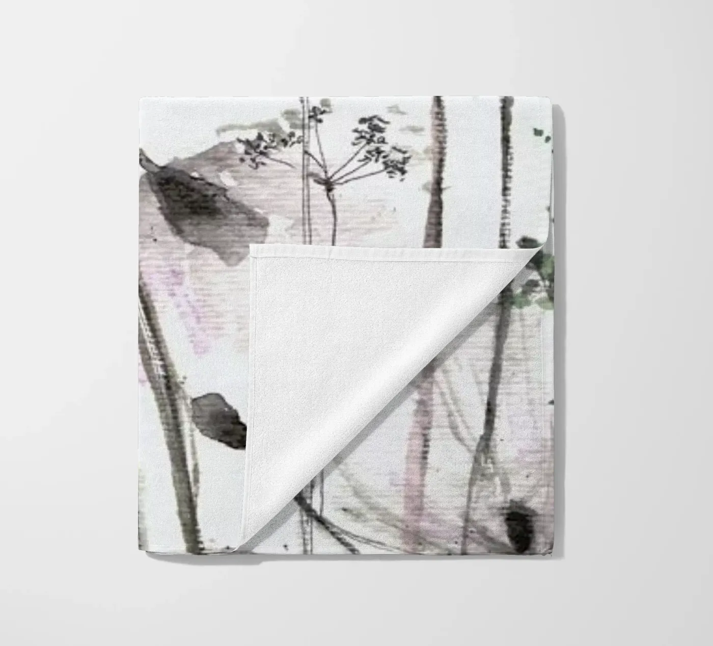 Blumen strandhanddoek van Verena Bonath | 21st aesthetics