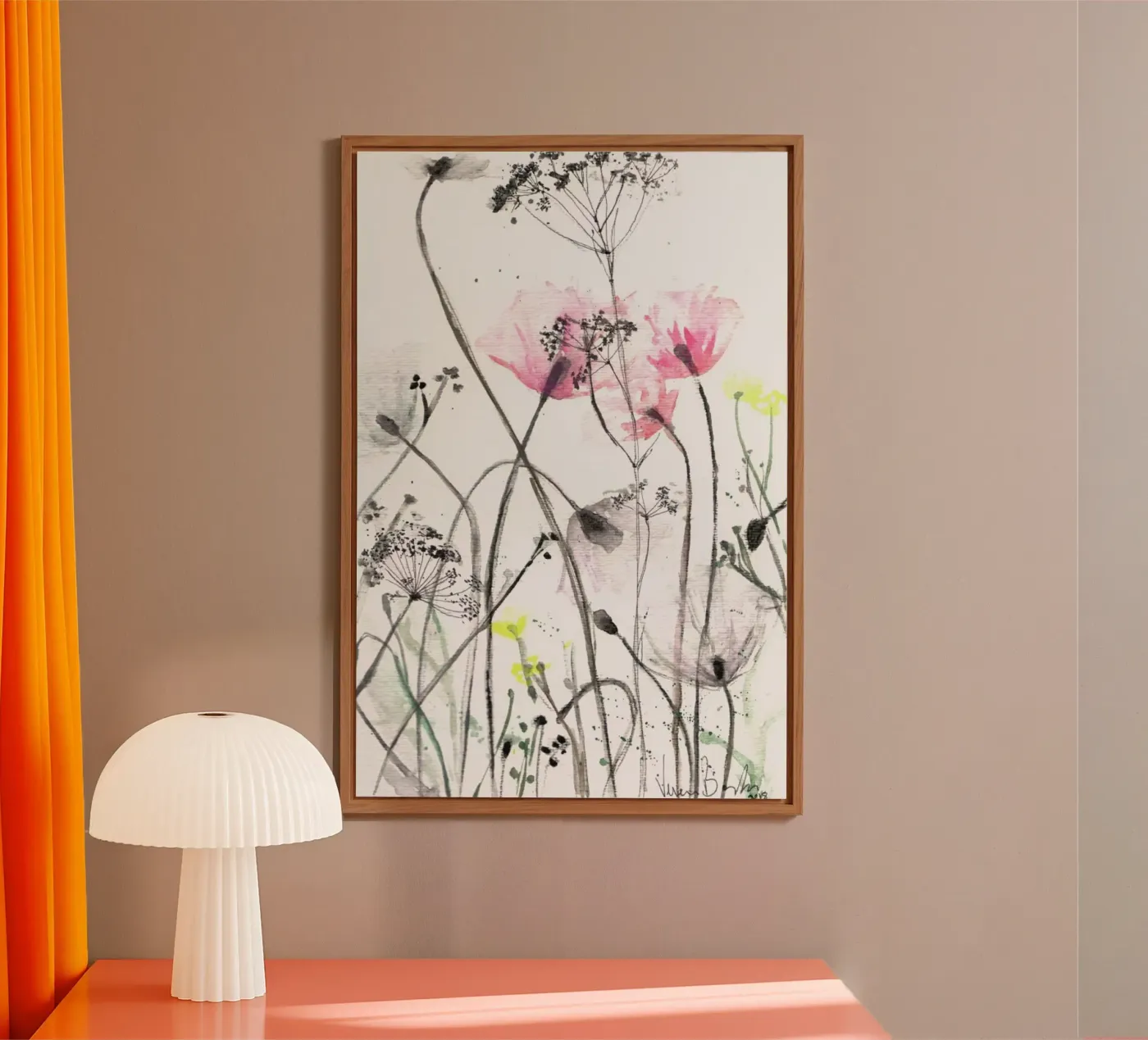 Blumen Forex-Platte von Verena Bonath | 21st aesthetics
