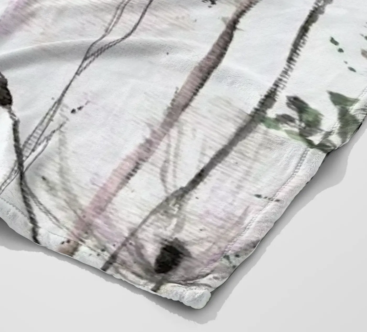 Blumen fleecedeken van Verena Bonath | 21st aesthetics