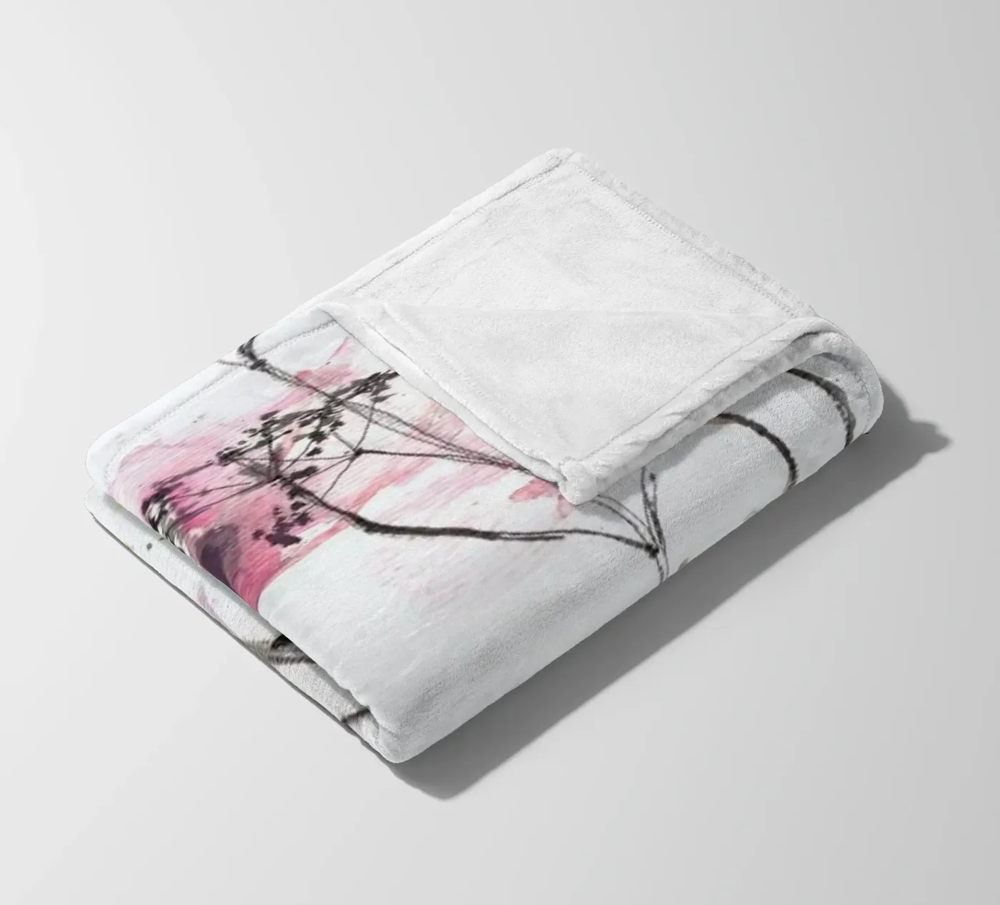 Blumen fleecedeken van Verena Bonath | 21st aesthetics