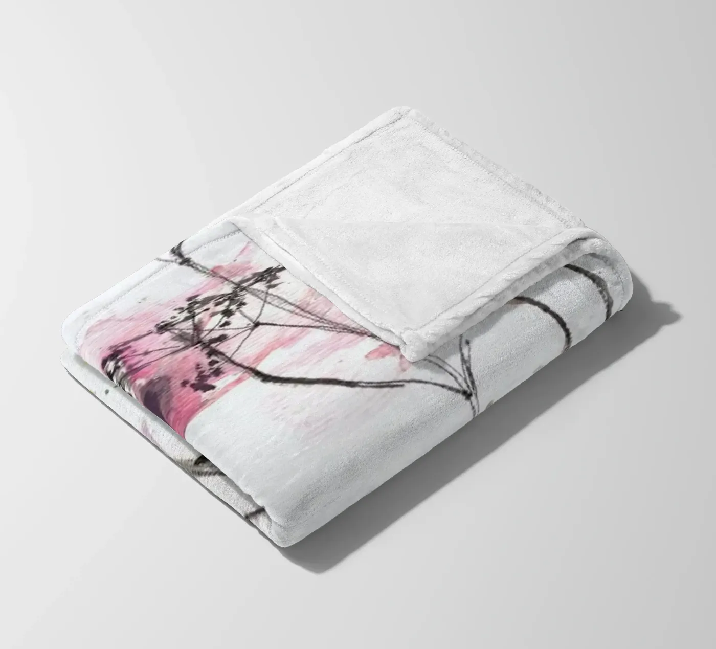 Blumen fleece blanket by Verena Bonath | 21st aesthetics