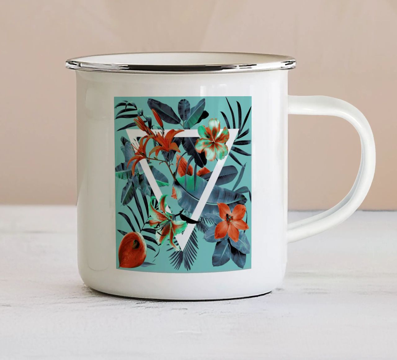Triflo tazza in smalto da Ali Gulec