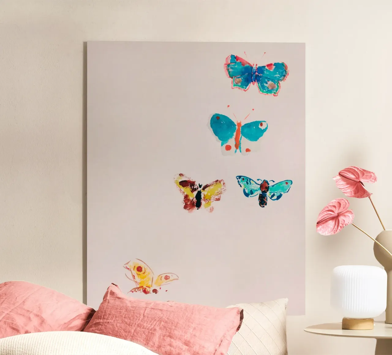 Five Butterflies plexiglass da Second Canvas