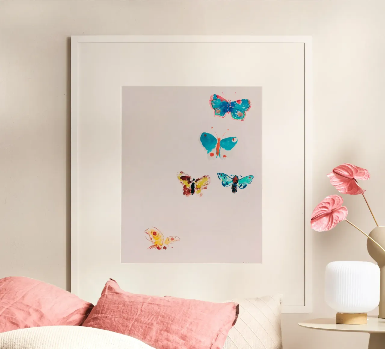 Five Butterflies poster da Second Canvas
