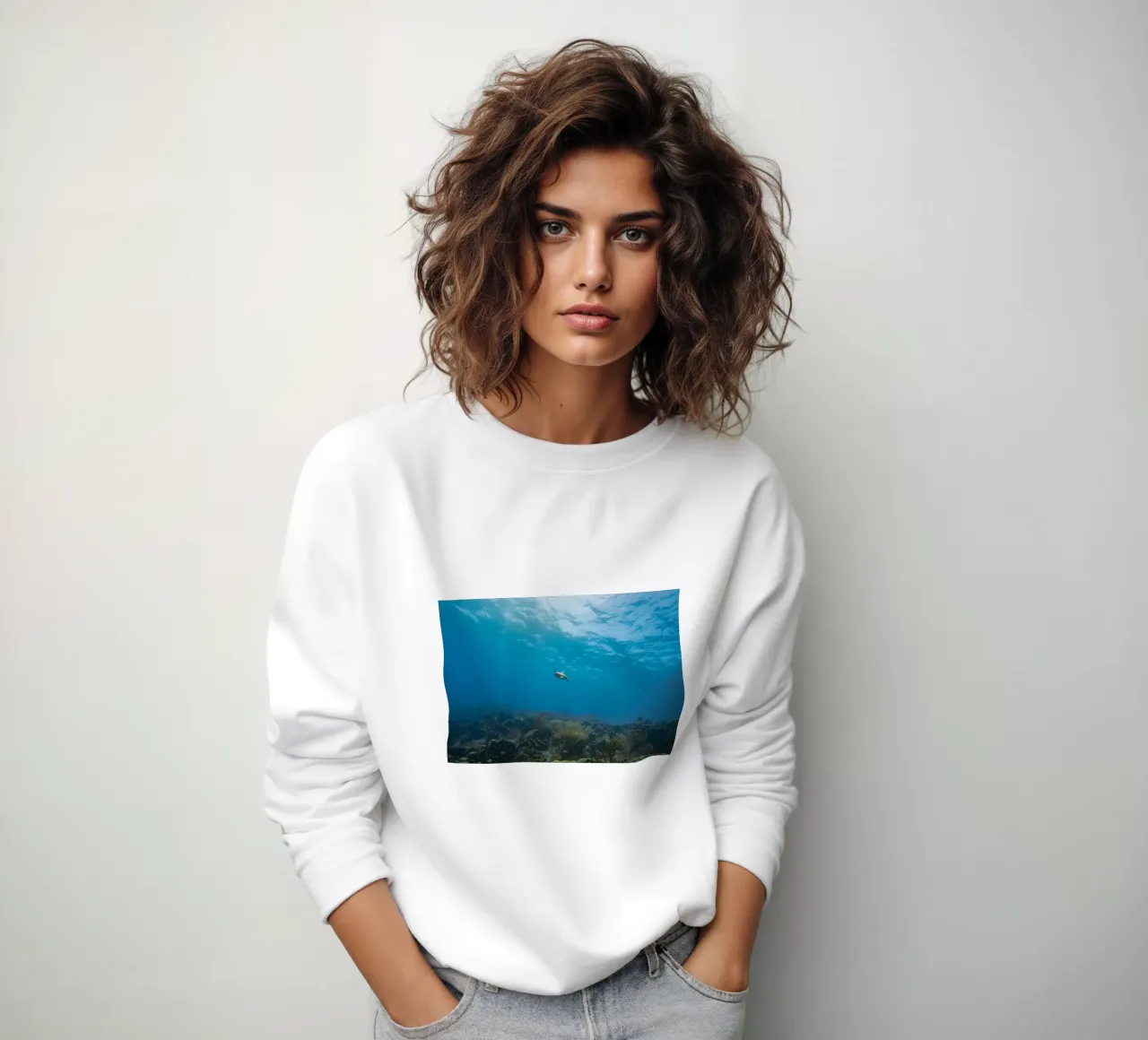 Dwarf Cuttlefish Bubble Bokeh sweatshirt by Eames