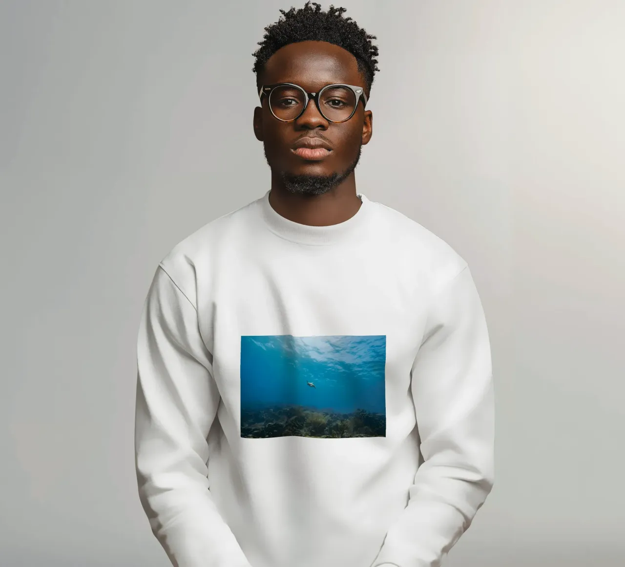 Dwarf Cuttlefish Bubble Bokeh sweatshirt by Eames