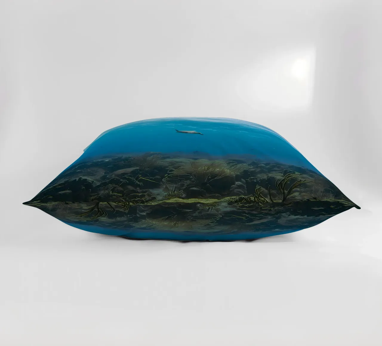 Dwarf Cuttlefish Bubble Bokeh decorative cushion by Eames