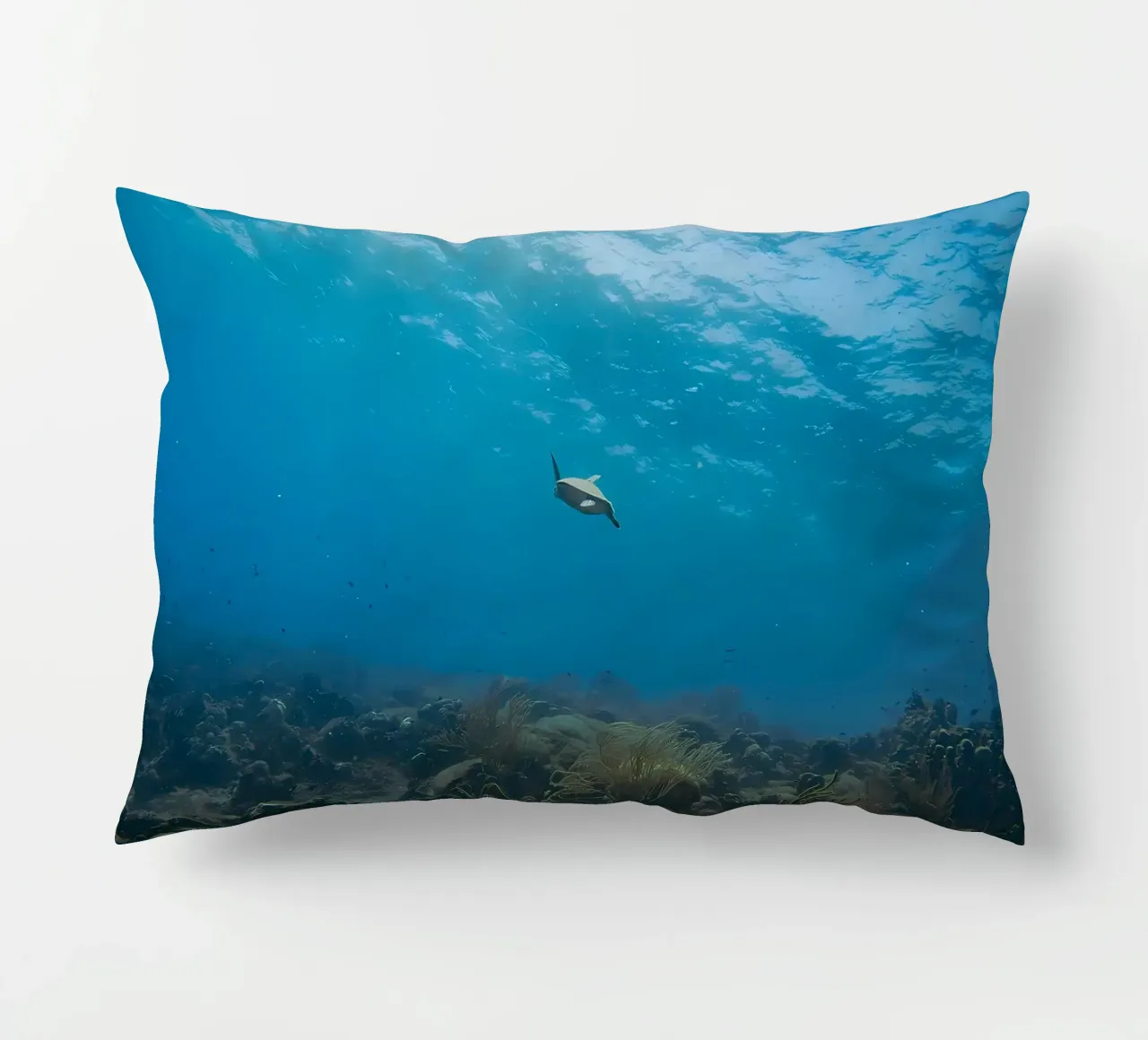 Dwarf Cuttlefish Bubble Bokeh decorative cushion by Eames