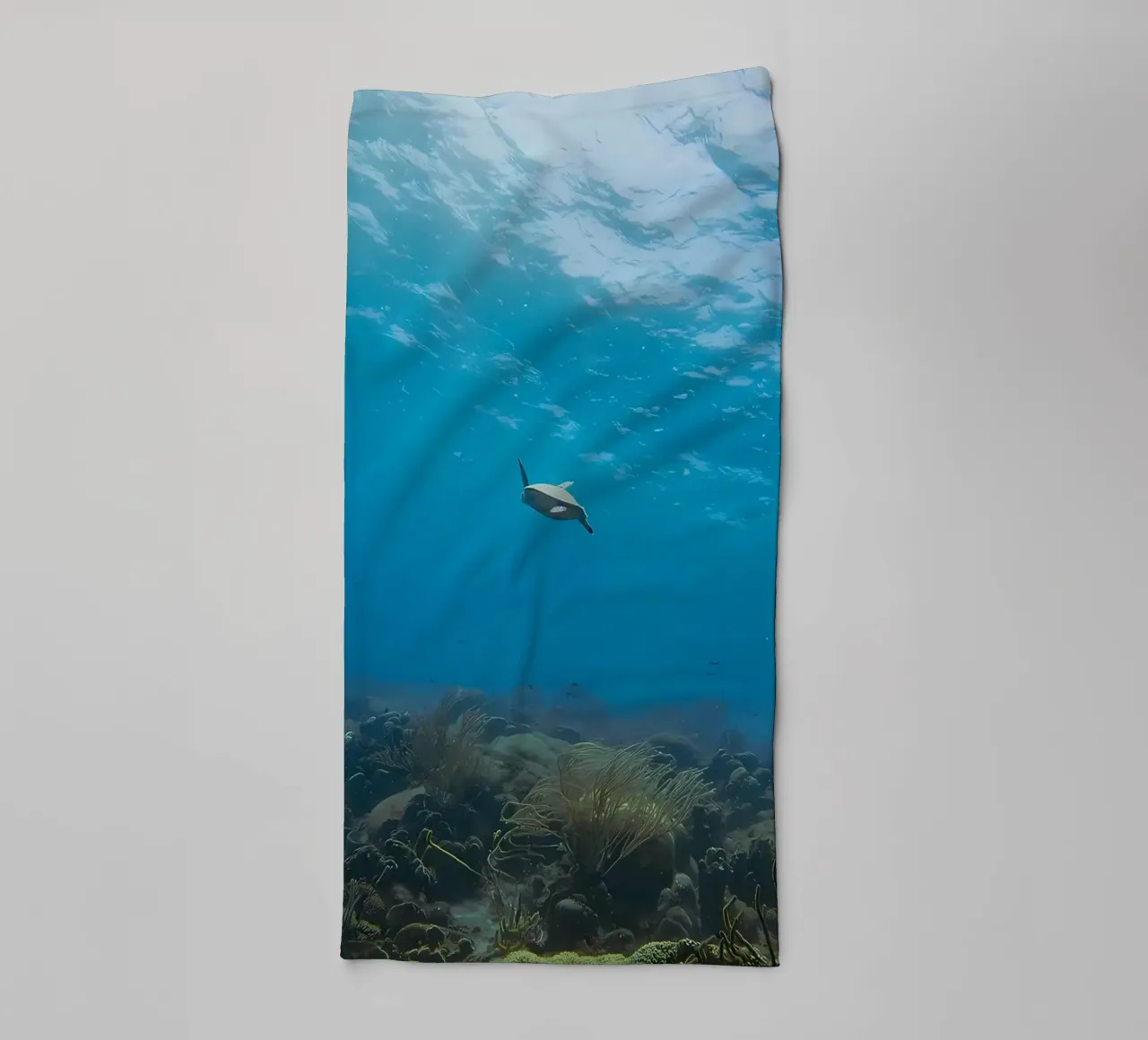 Dwarf Cuttlefish Bubble Bokeh towel by Eames